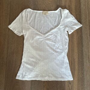 EUC white Sézane Irina T shirt